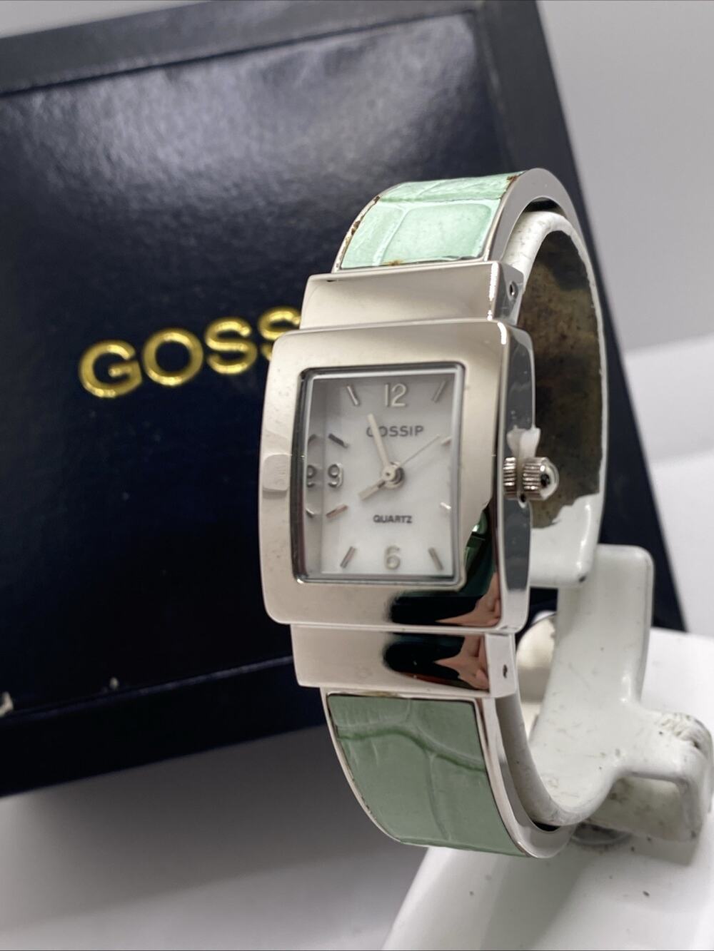 Gossip Womens Cuff Bangle Watch In Box New Battery